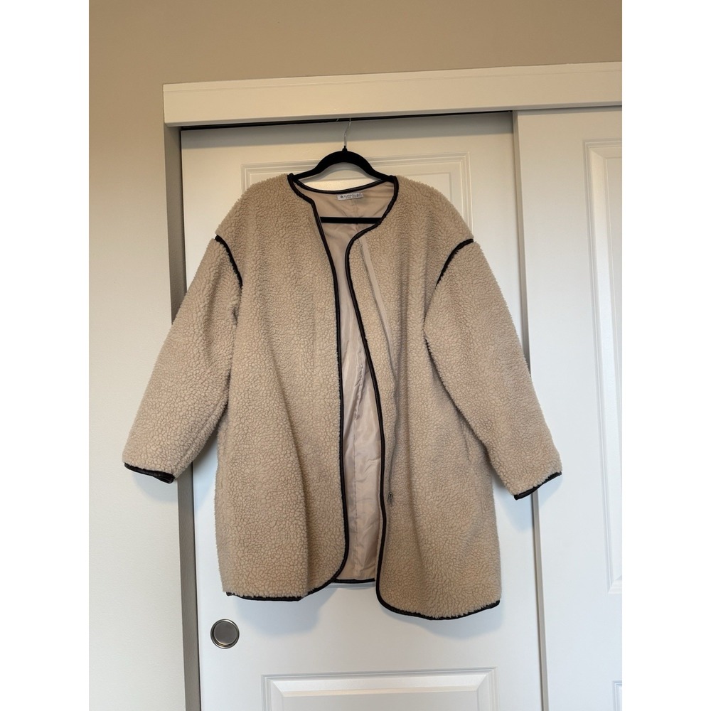 Japanese Classical Elf SHERPA FLEECE OVERCOATS JACKET Teddy Bear Size US Smallโ
